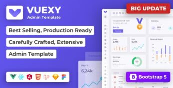 Vuexy v9.4.1 Vuejs, HTML & Laravel Admin Dashboard Template
