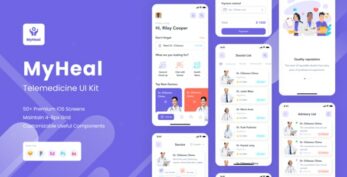 MyHeal - v2.0 Telemedicine App UI Kit