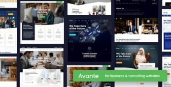 Avante v3.0 – Business Consulting WordPress