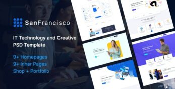 San Francisco v1.10 - IT Technology and Creative PSD Template