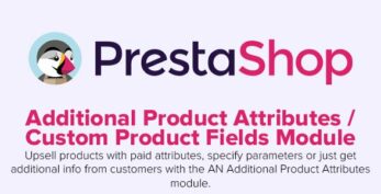 Additional Product Attributes / Custom Product Fields Module