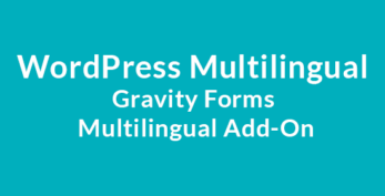WordPress Multilingual Gravity Forms Multilingual Add-On
