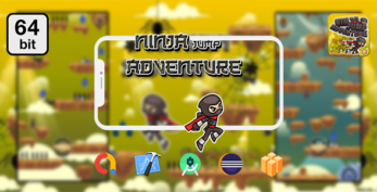 Ninja Jump Adventure 64 bit v1.0 – Android IOS With Admob