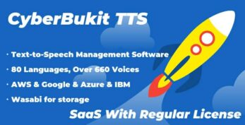 CyberBukit TTS v1.0.5 – Text to Speech – SaaS Ready