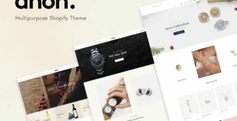 Anon – Minimal Responsive Shopify Theme v1.0.1