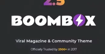 BoomBox v2.9.7 – Viral Magazine WordPress Theme
