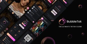 BubbleTok v1.0 – The Ultimate Tiktok Clone app – Short Videos Social Media Android App