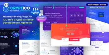 Cryptico v1.4.16 – ICO Crypto Landing & Cryptocurrency WordPress Theme