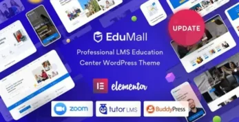 EduMall v4.4.4 – Professional LMS Education Center WordPress Theme