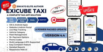 Exicube Taxi App v4.6.0