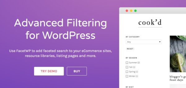 FacetWP – Advanced Filtering for WordPress
