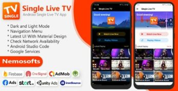 Android TV Channel – Single TV Live Streaming App (1 February 2021)