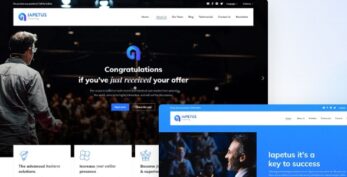 Iapetus v1.2.1 - one page template for coaching and personal trainers