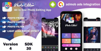 Photo Editor v4.0 – All In One Photo Editing App With Admob Ads