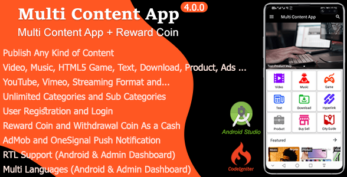 Multi Content App v4.0 | Full Applications