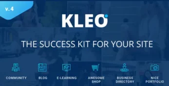 KLEO v5.4.4 – Pro Community Focused – Multi-Purpose BuddyPress Theme
