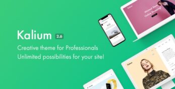 Kalium v3.7.1 Creative Multipurpose WordPress & WooCommerce Theme [Activated]