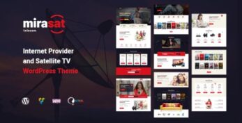 Mirasat – Internet Provider and Satellite TV WordPress Theme