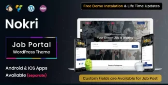 Nokri v1.6.4 – Job Board WordPress Theme