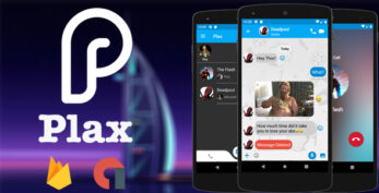 Plax v2.6 – Android Chat App with Voice/Video Calls