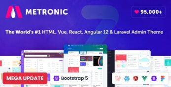 Metronic v8.0.30 - Bootstrap 4/5 HTML, VueJS, React, Angular & Laravel Admin Dashboard Theme
