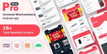 ProShop – Multipurpose E-commerce Android Full Mobile App + kotlin (18 September 2021)