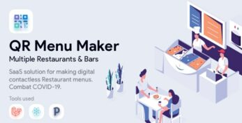 QR Menu Maker v4.1.0 – SaaS – Contactless qr restaurant menus