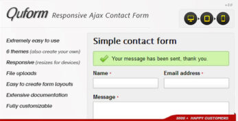 Quform v2.5.2 – Responsive Ajax Contact Form