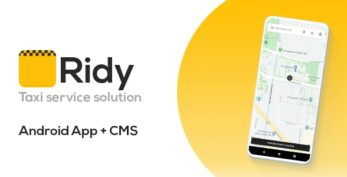 Ridy v4.1.0 – Taxi Application Android & iOS + Dashboard