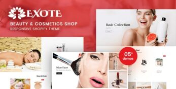 Exote – Beauty & Cosmetics Shopify Theme v1.0.0