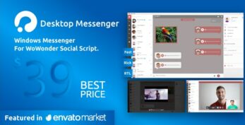 WoWonder Desktop v3.4 – A Windows Messenger For WoWonder Social Script