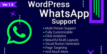 WordPress WhatsApp Support v2.4.1 [Activated]