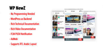 WP NewZ v2.2 | WordPress to Android News App | Full Applications