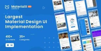 MaterialX v3.3 – Android Material Design UI
