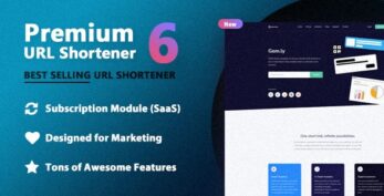 Premium URL Shortener v7.6.3 – Link Shortener, Bio Pages & QR Codes