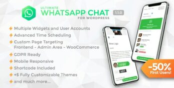 Ultimate WhatsApp Chat – WordPress WhatsApp Chat Support Plugin