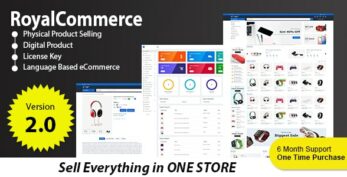 RoyalCommerce v2.0 – Laravel Ecommerce System with Physical and Digital Product Selling
