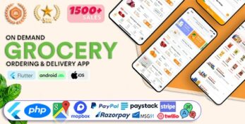 GoGrocer v1.13.0 – Grocery Vegetable Store Delivery Mobile App with Admin Panel