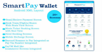 SmartPay Wallet v1.0.0 – Android XML Screens Layout