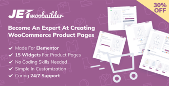 JetWooBuilder v2.1.4 WooCommerce Page Builder for Elementor