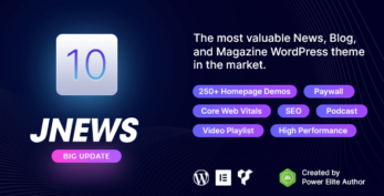 JNews – WordPress Newspaper Magazine Blog AMP Theme