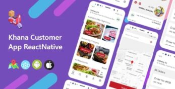 Khana v1.0 – Multi Restaurants And Food Delivery Customer App