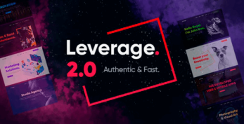 Leverage – Creative Agency & Portfolio WordPress Theme