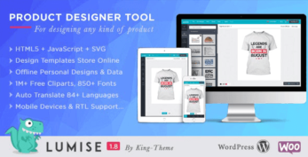 Lumise Product Designer | WooCommerce WordPress