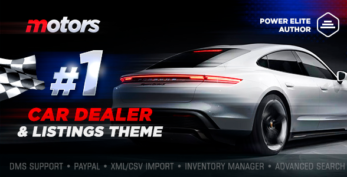 Motors – Automotive, Car Dealership, Car Rental, Auto, Classified Ads, Listing WordPress Theme