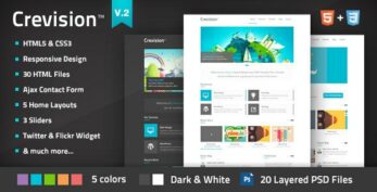 Crevision - Responsive HTML Template v2.1