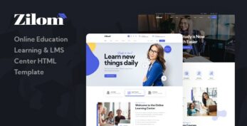 Zilom v1.2.0 Online Education Learning WordPress Theme