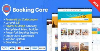 Booking Core v3.6.2 – Ultimate Booking System