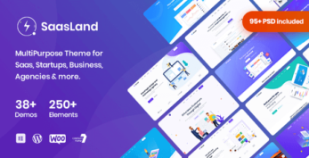 Saasland – MultiPurpose WordPress Theme for Startup