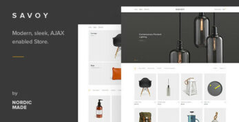 Savoy – Minimalist AJAX WooCommerce Theme